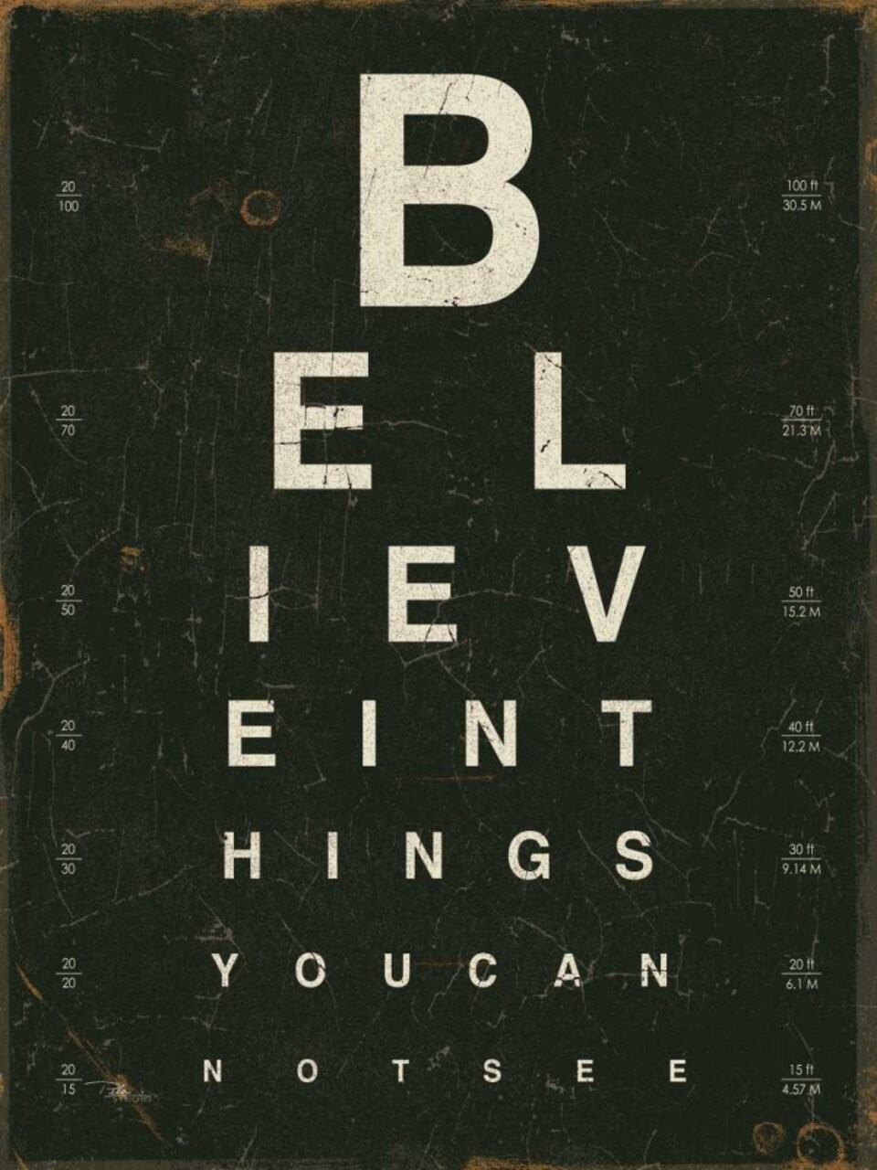 Eye Chart III Poster Print by Pela Studio - Item # VARPDX10152